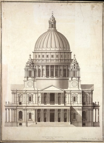 Cattedrale di San Paolo, c.1700 da Antonio Adami